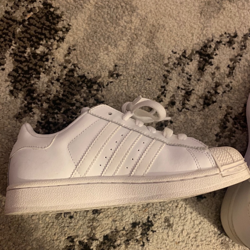 Adidas All White Kids Superstar
